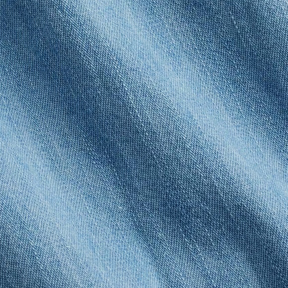 Expresss Denim Puff Sleeves button up dress- S - Picture 6 of 12